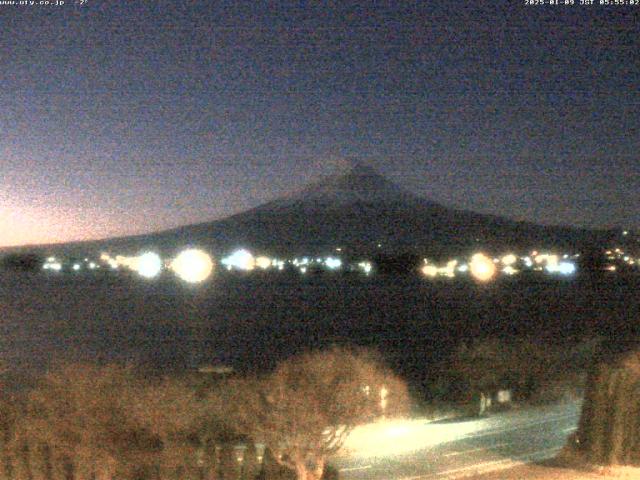 河口湖からの富士山