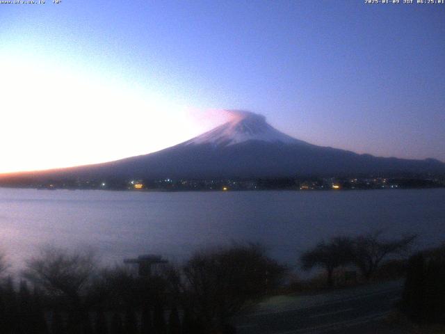 河口湖からの富士山