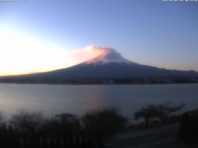 河口湖からの富士山