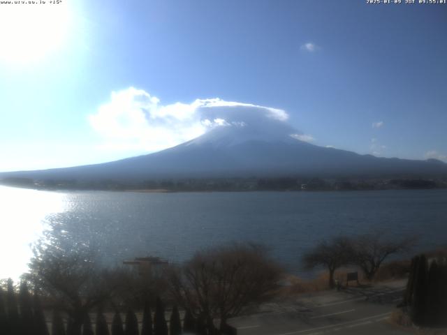 河口湖からの富士山