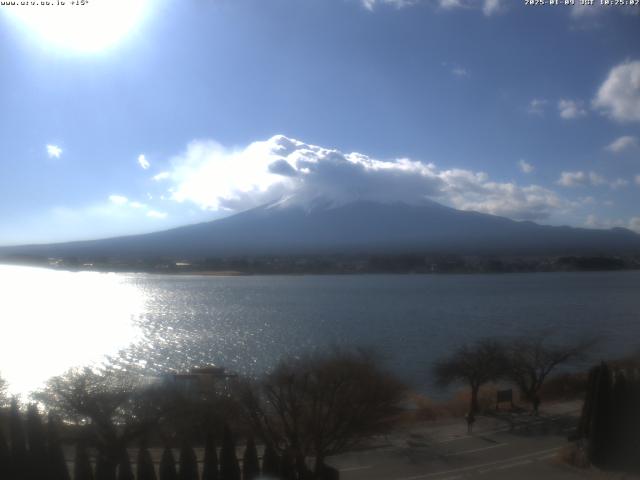 河口湖からの富士山