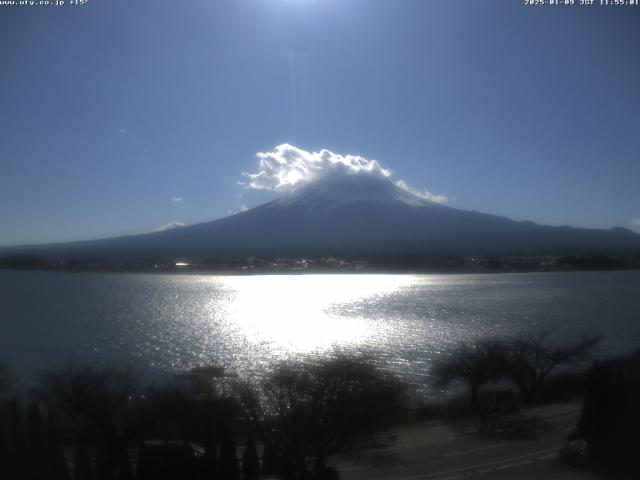 河口湖からの富士山