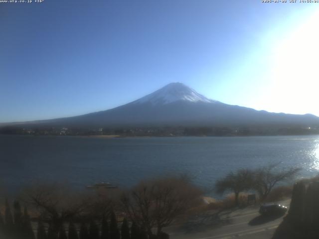 河口湖からの富士山