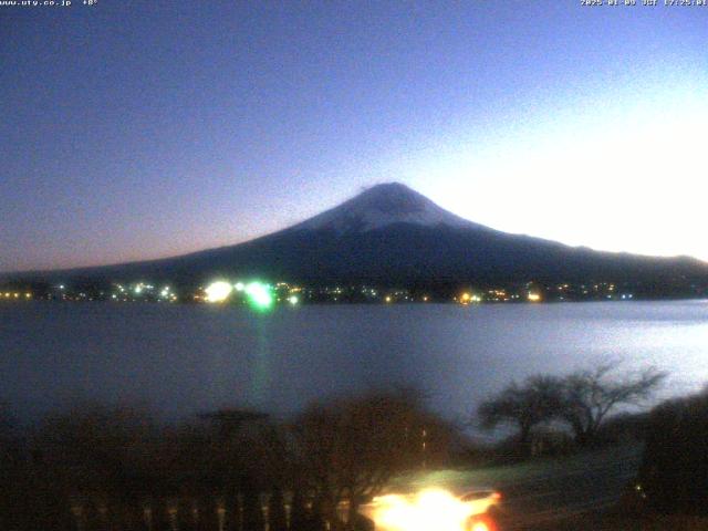 河口湖からの富士山