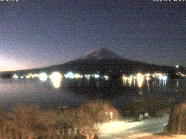 河口湖からの富士山