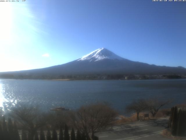 河口湖からの富士山