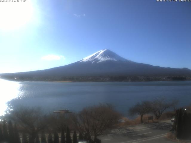 河口湖からの富士山