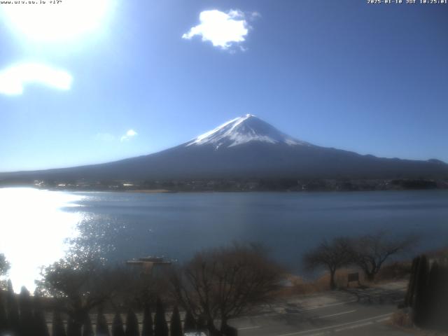 河口湖からの富士山