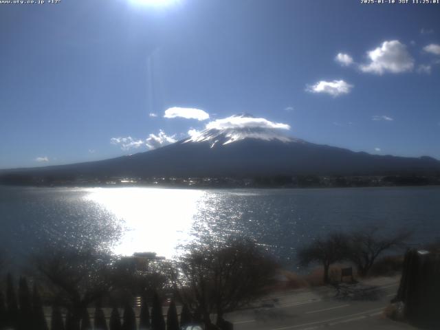 河口湖からの富士山