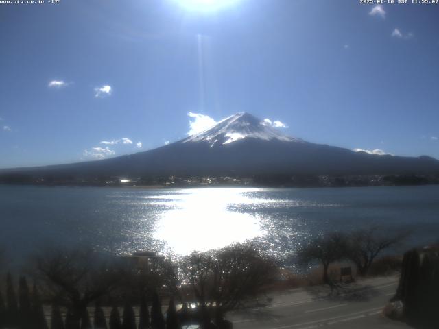 河口湖からの富士山