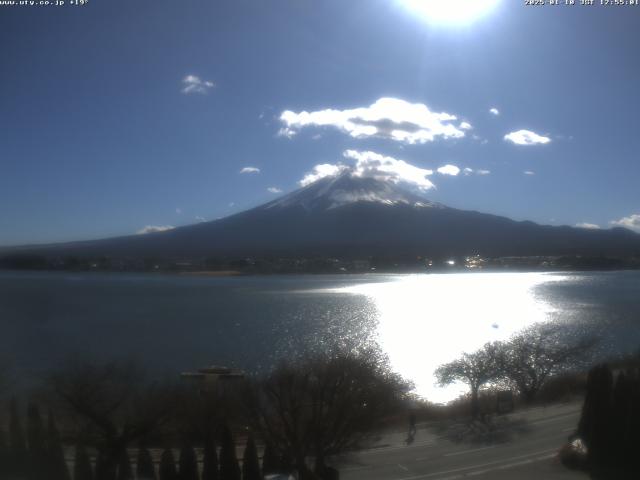 河口湖からの富士山