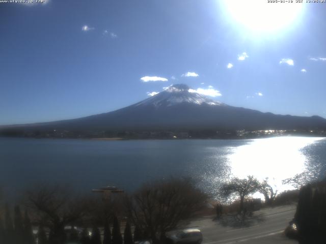 河口湖からの富士山