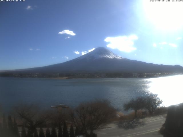 河口湖からの富士山