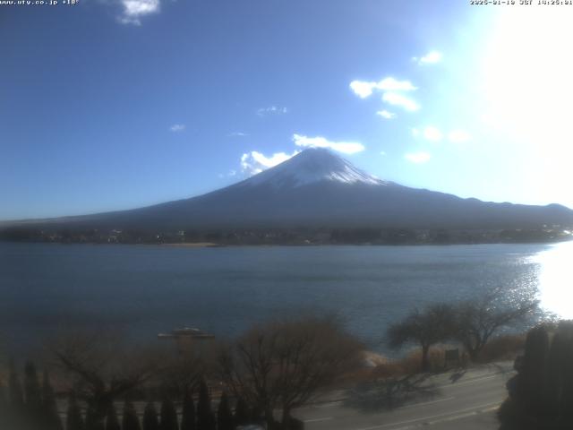 河口湖からの富士山