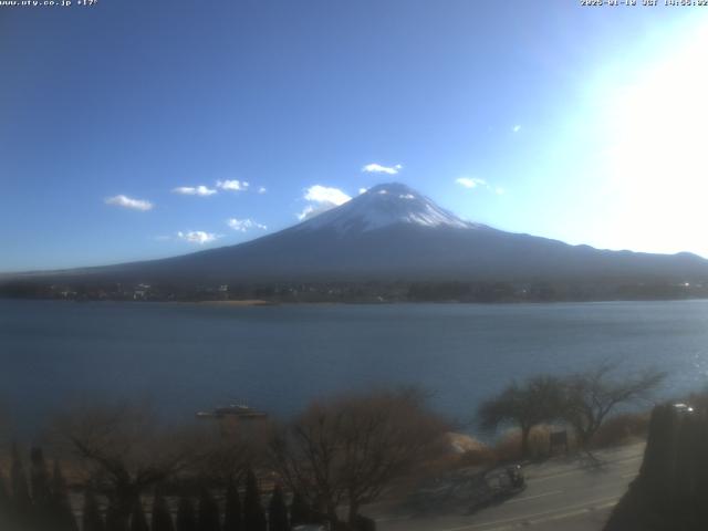 河口湖からの富士山