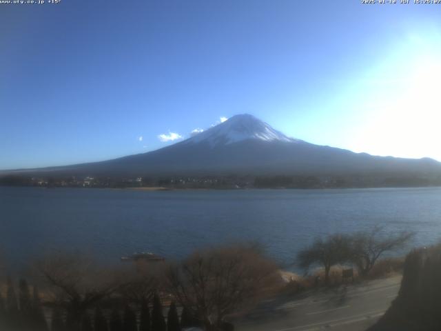 河口湖からの富士山