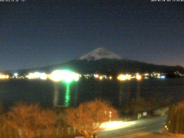 河口湖からの富士山