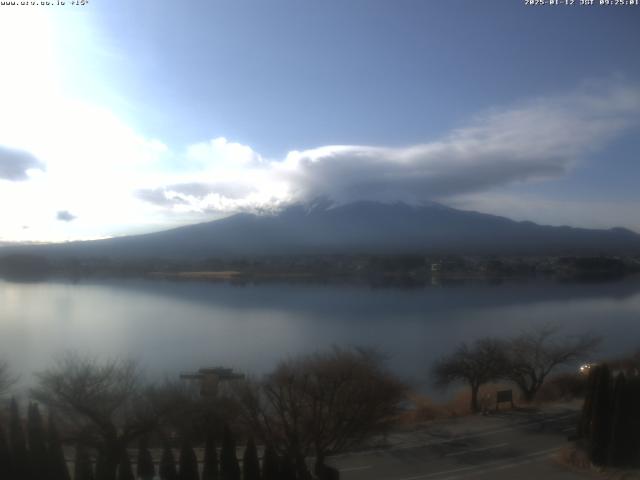 河口湖からの富士山