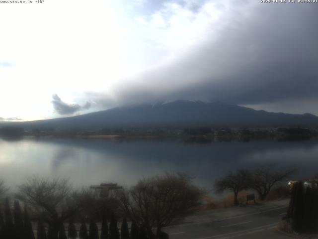 河口湖からの富士山