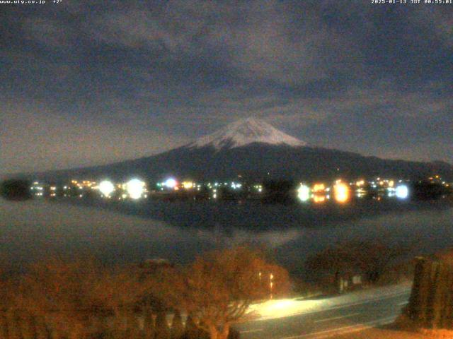 河口湖からの富士山