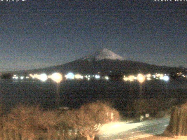 河口湖からの富士山