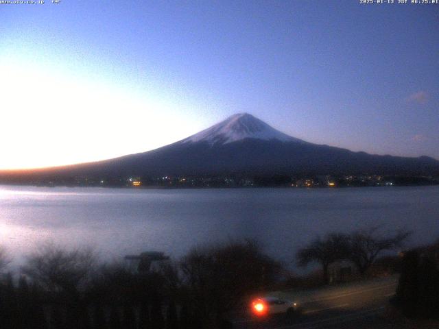 河口湖からの富士山