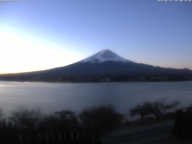 河口湖からの富士山