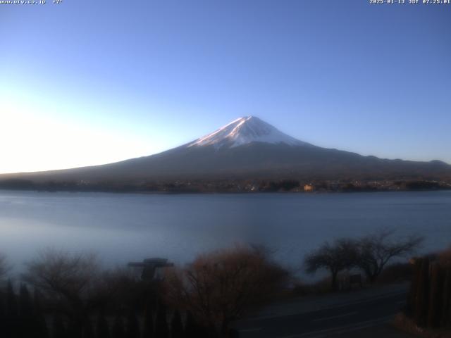 河口湖からの富士山