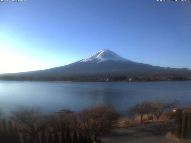 河口湖からの富士山