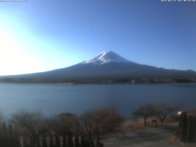 河口湖からの富士山