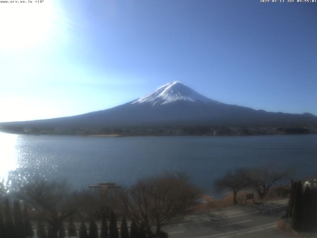 河口湖からの富士山