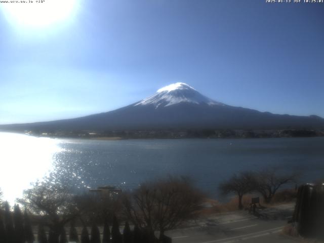 河口湖からの富士山