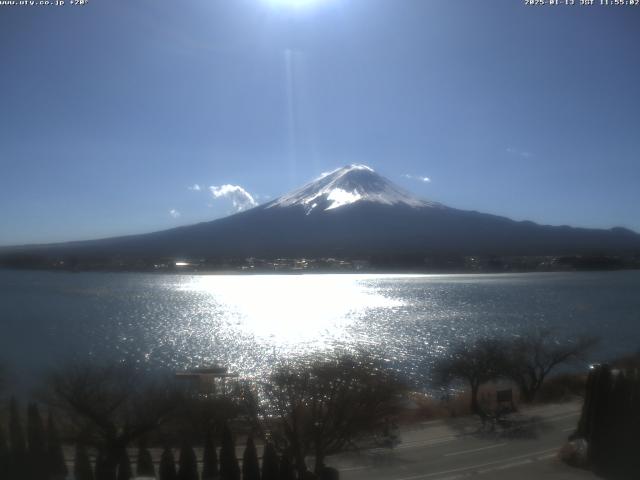 河口湖からの富士山