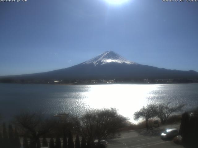 河口湖からの富士山