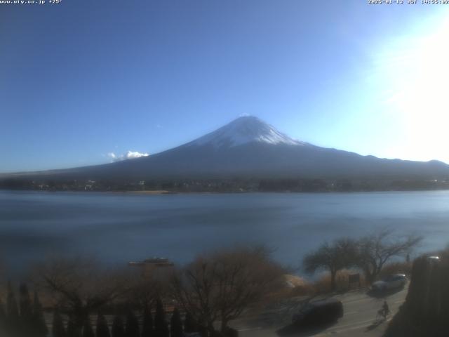 河口湖からの富士山