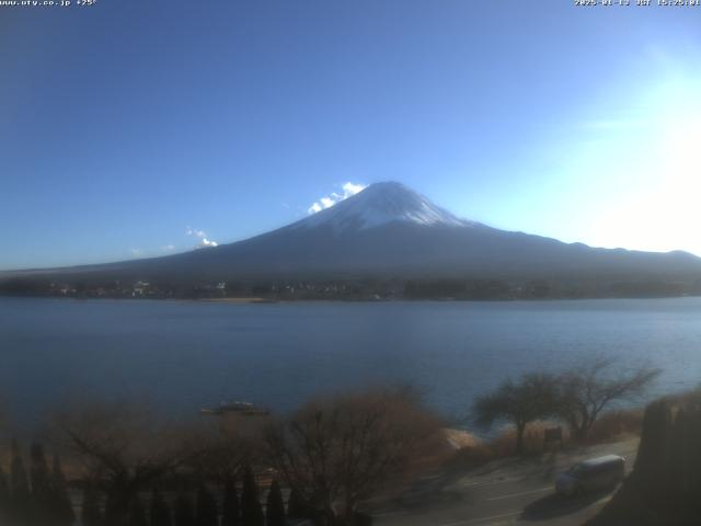 河口湖からの富士山