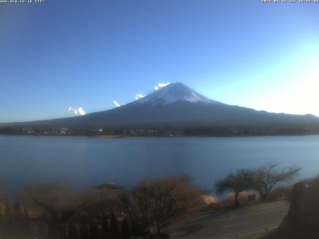 河口湖からの富士山