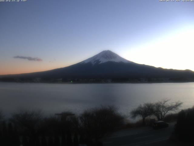 河口湖からの富士山