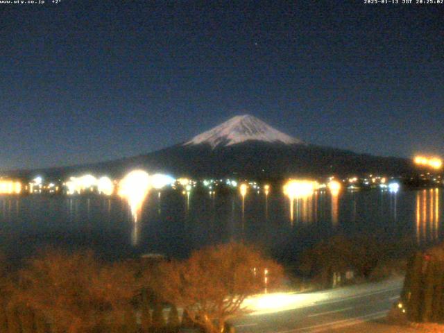 河口湖からの富士山