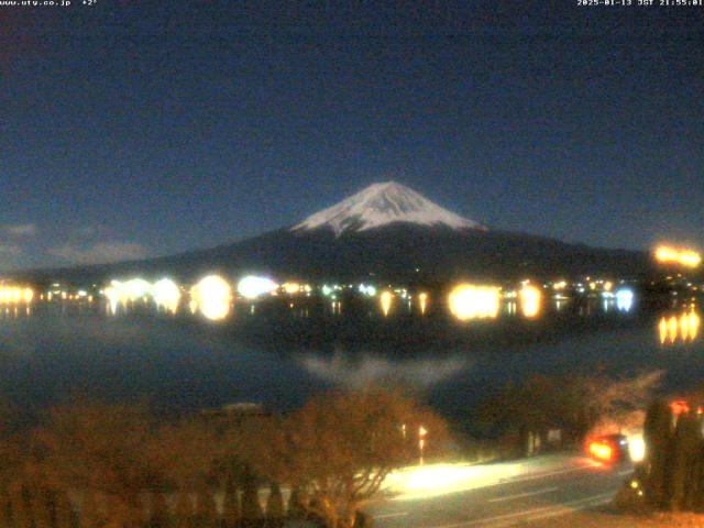 河口湖からの富士山