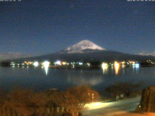 河口湖からの富士山