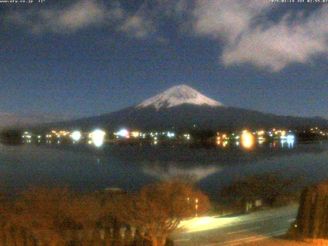 河口湖からの富士山