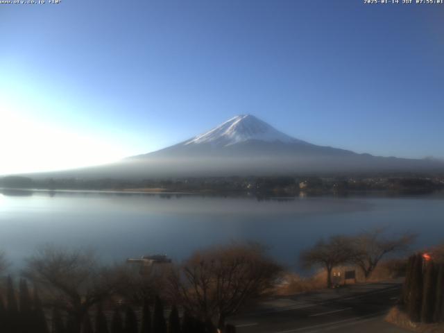 河口湖からの富士山