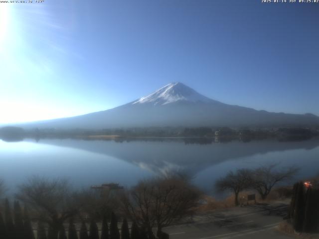 河口湖からの富士山