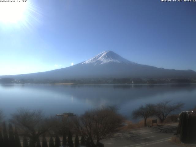 河口湖からの富士山