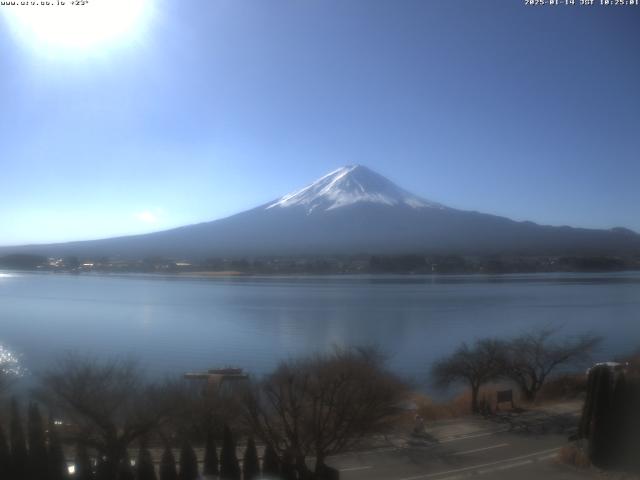 河口湖からの富士山