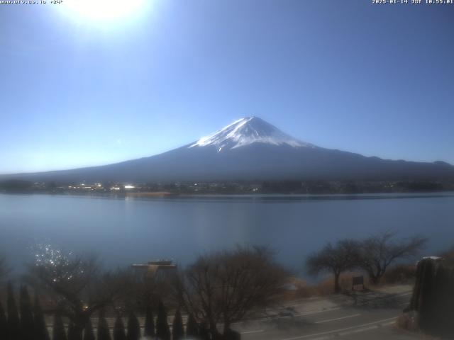 河口湖からの富士山