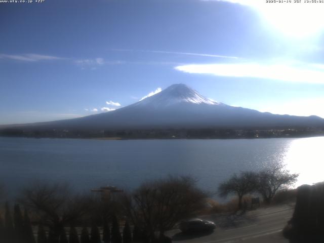 河口湖からの富士山