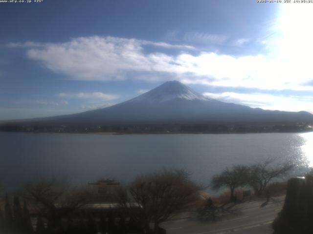 河口湖からの富士山