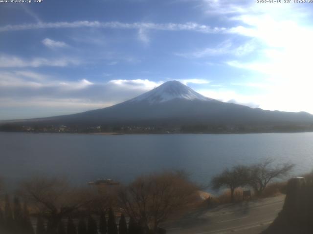 河口湖からの富士山